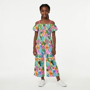Colorful Tropical Kids Romper